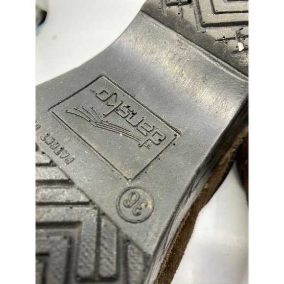 Dansko Brown Black Unisex Mules/Clogs Size 36/6 - Picture 8 of 8